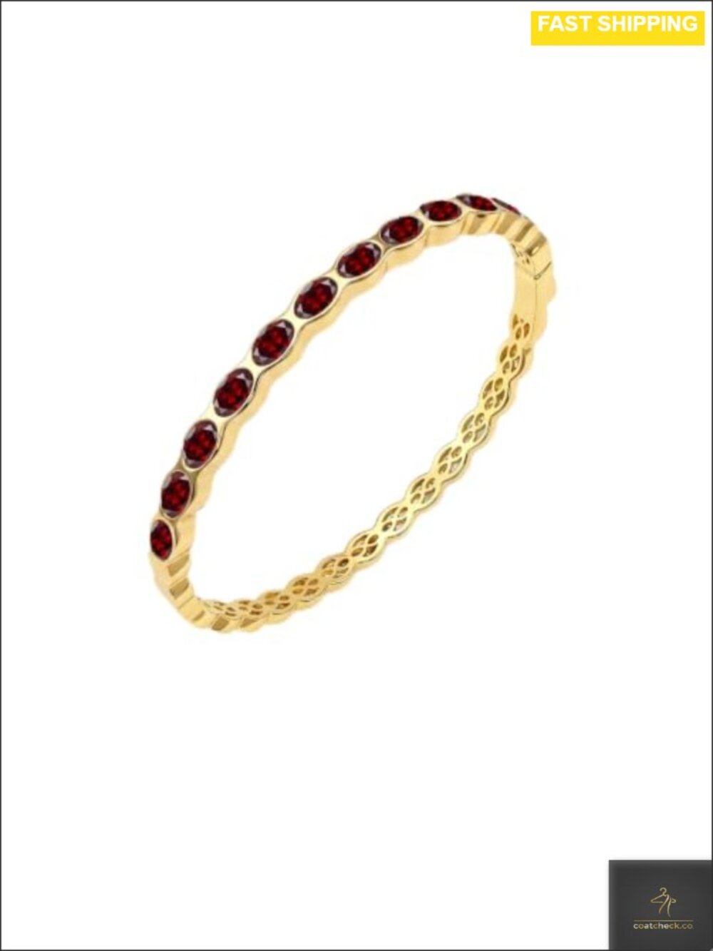 14k Gold Plated Birthstone Bangle Bracelet Stackable Hypoallergenic Gift
